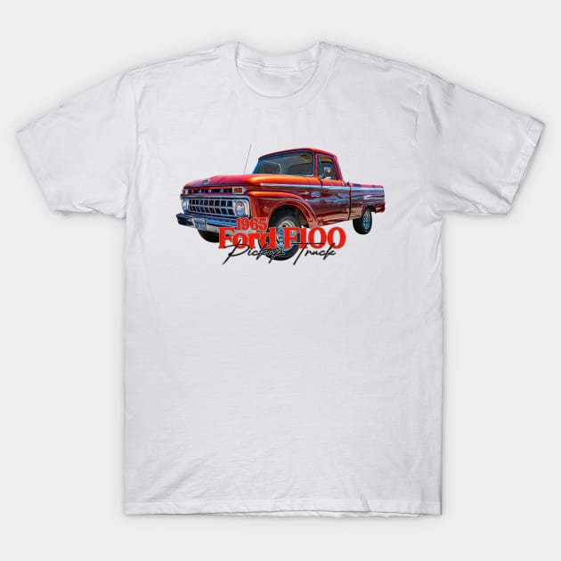 1965 Ford F100 Pickup Truck T-Shirt by Gestalt Imagery